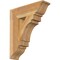 Ekena Millwork Merced Traditional Rough Sawn Bracket, Western Red Cedar, 6"W x 22"D x 26"H BKT06X22X26MRC01RWR - alternate 1